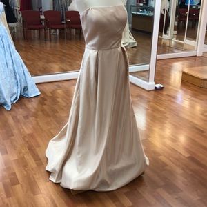 Champagne Bridesmaid Dress